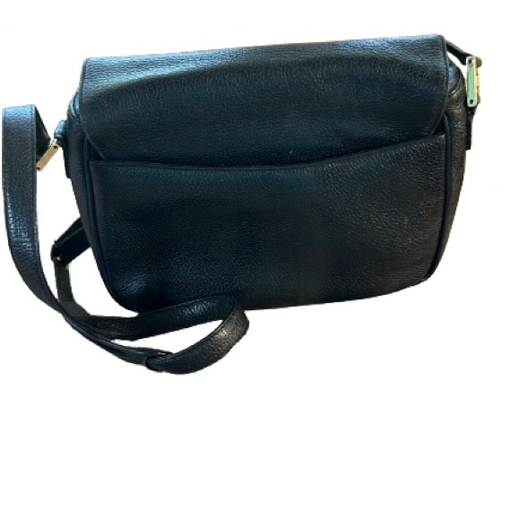 MCM Vintage Black Leather Crossbody - Picture 3 of 8